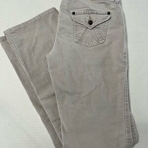 Delia’s Reese Gray Straight Leg Corduroy Pants with Comfortable Fit